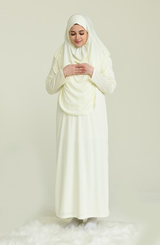 Robe de Prière Ecru 4486A-18
