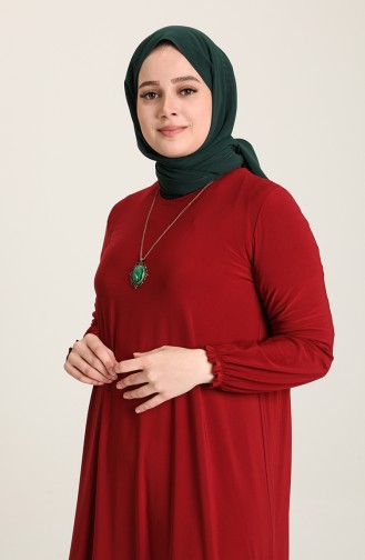 Robe Hijab Bordeaux 80060-03