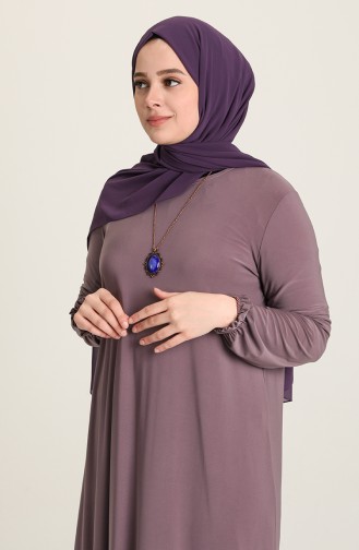 Dusty Rose Hijab Dress 80060-06