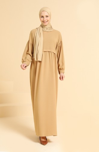 Robe Hijab Camel 0831-02