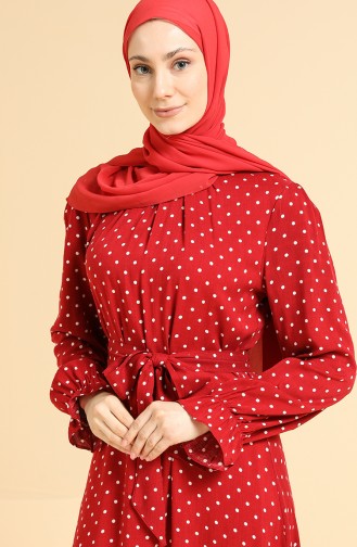 Robe Hijab Bordeaux 60234-01