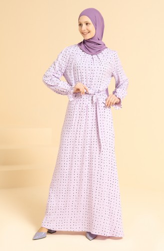 Violet Hijab Dress 60235-01