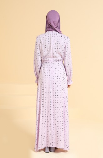 Lilac İslamitische Jurk 60235-01