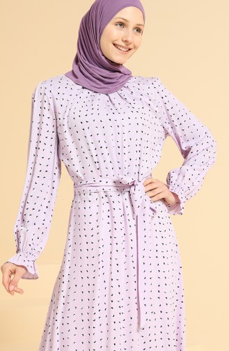 Violet Hijab Dress 60235-01