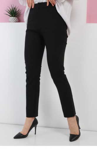 Dar Paça Pantolon 6023 Siyah