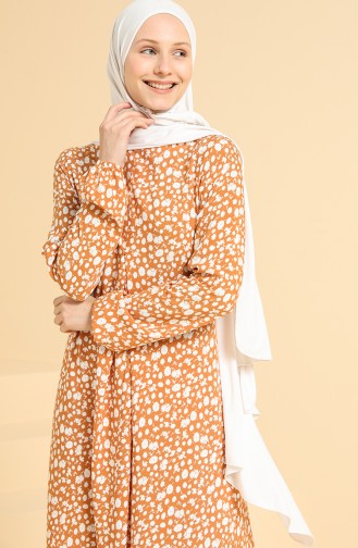 Robe Hijab Camel 3302-08