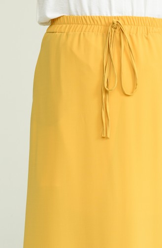 تنورة أصفر خردل 1752-04