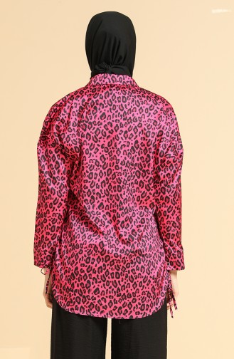 Fuchsia Overhemdblouse 0673A-03