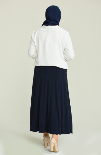 Navy Blue Rok 85051-02