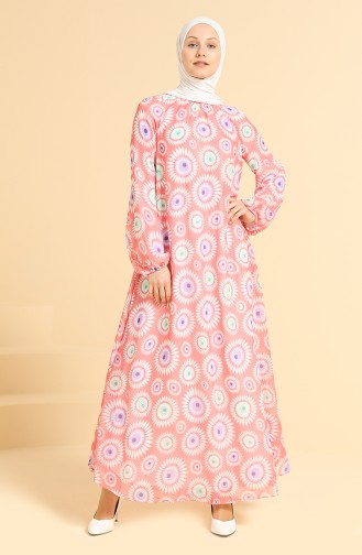 Robe Hijab Corail 7284-02