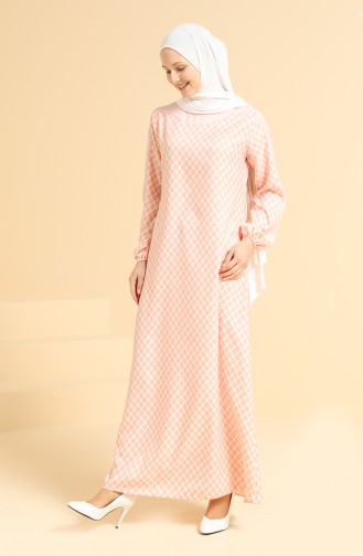 Robe Hijab Poudre 10134-06