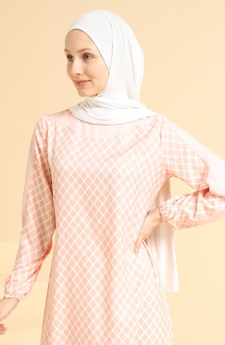 Robe Hijab Poudre 10134-06