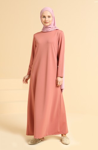 Powder Hijab Dress 0420-05