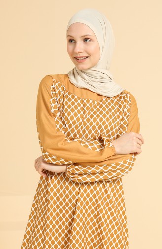 Robe Hijab Tabac 10134-04