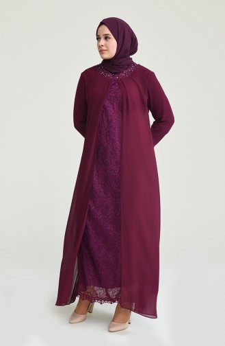 Habillé Hijab Plum 2204-01