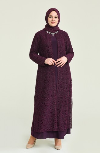 Habillé Hijab Plum 2220-03