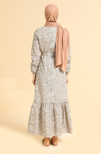 Mink Hijab Dress 2062-01