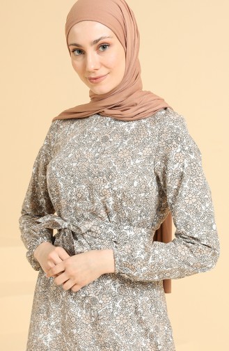 Mink Hijab Dress 2062-01