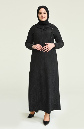 Black İslamitische Jurk 4490-01