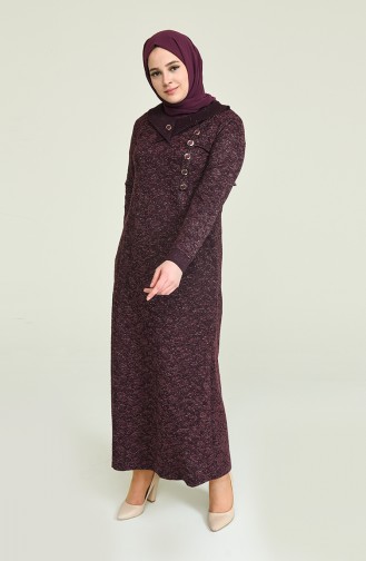 Zwetschge Hijab Kleider 4490A-04