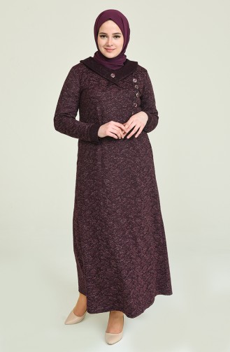 Zwetschge Hijab Kleider 4490A-04