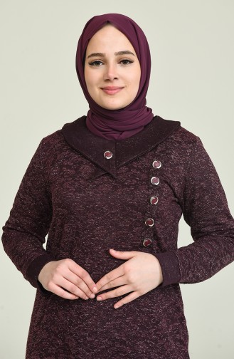 Robe Hijab Plum 4490A-04