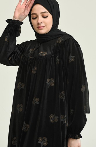 Black Hijab Dress 2027-01