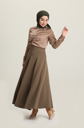 Light Khaki Green Rok 2146-21