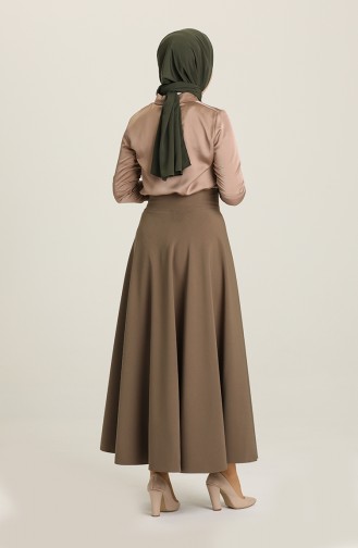 Light Khaki Green Rok 2146-21