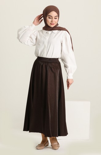 Dark Brown Skirt 7041-03