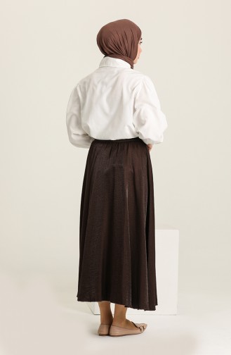 Dark Brown Skirt 7041-03