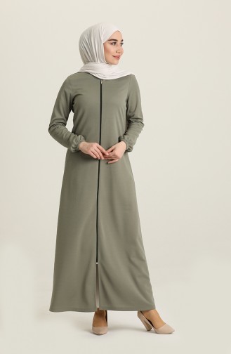 Abayas Vert noisette 1011-09