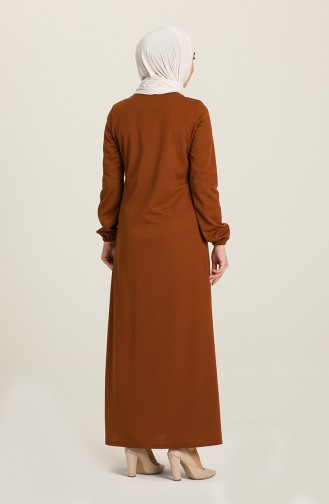 Tobacco Brown Abaya 1011-10