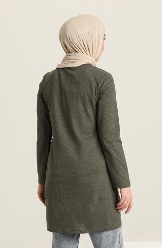 Bedruckte Tunika 3057-02 Khaki 3057-02