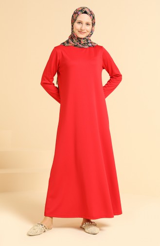 Robe Hijab Rouge 0420-03