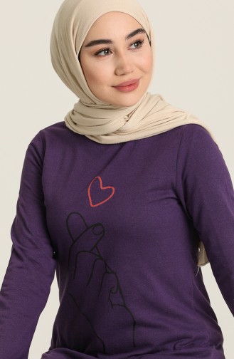 Dark Purple Tunics 3057-13