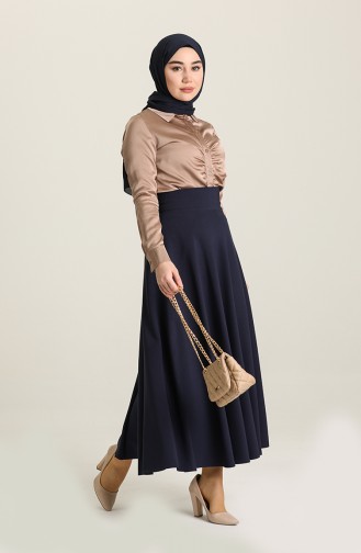 Navy Blue Rok 2146-02