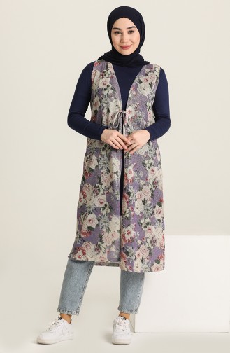 Purple Gilet 1747A-01