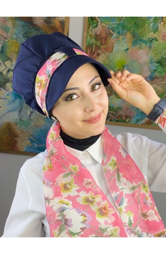 Pink Ready to Wear Turban 73BST060322-11