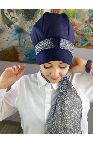 Schwarz Praktischer Turban 73BST060322-15