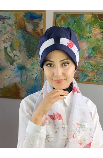 Turban Pret-a-Porter Blanc 73BST060322-16