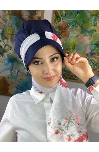 White Ready to wear Turban 73BST060322-16