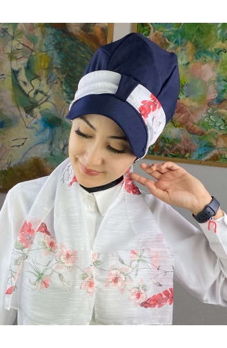 Turban Pret-a-Porter Blanc 73BST060322-16