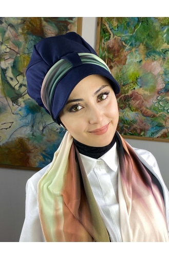 Turban Pret-a-Porter Couleur Brun 73BST060322-17