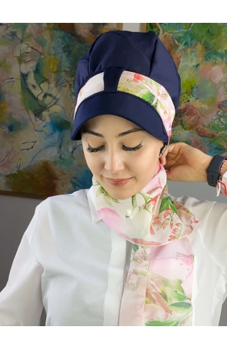 White Ready to Wear Turban 73BST060322-19