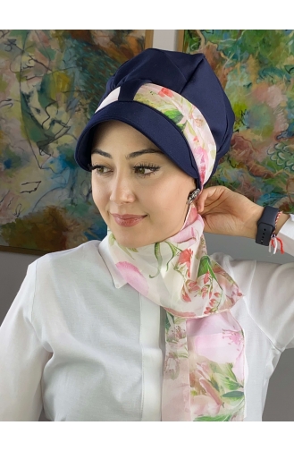 White Ready to Wear Turban 73BST060322-19