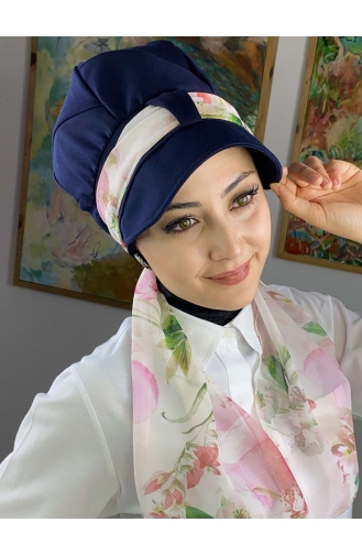 White Ready to Wear Turban 73BST060322-19