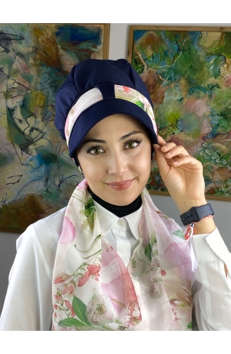 White Ready to Wear Turban 73BST060322-19