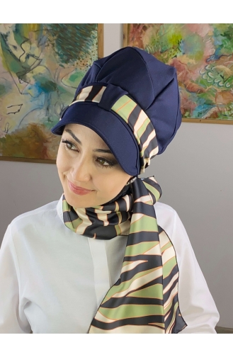 Turban Pret-a-Porter Vert Millitaire 73BST060322-03