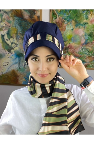 Turban Pret-a-Porter Vert Millitaire 73BST060322-03